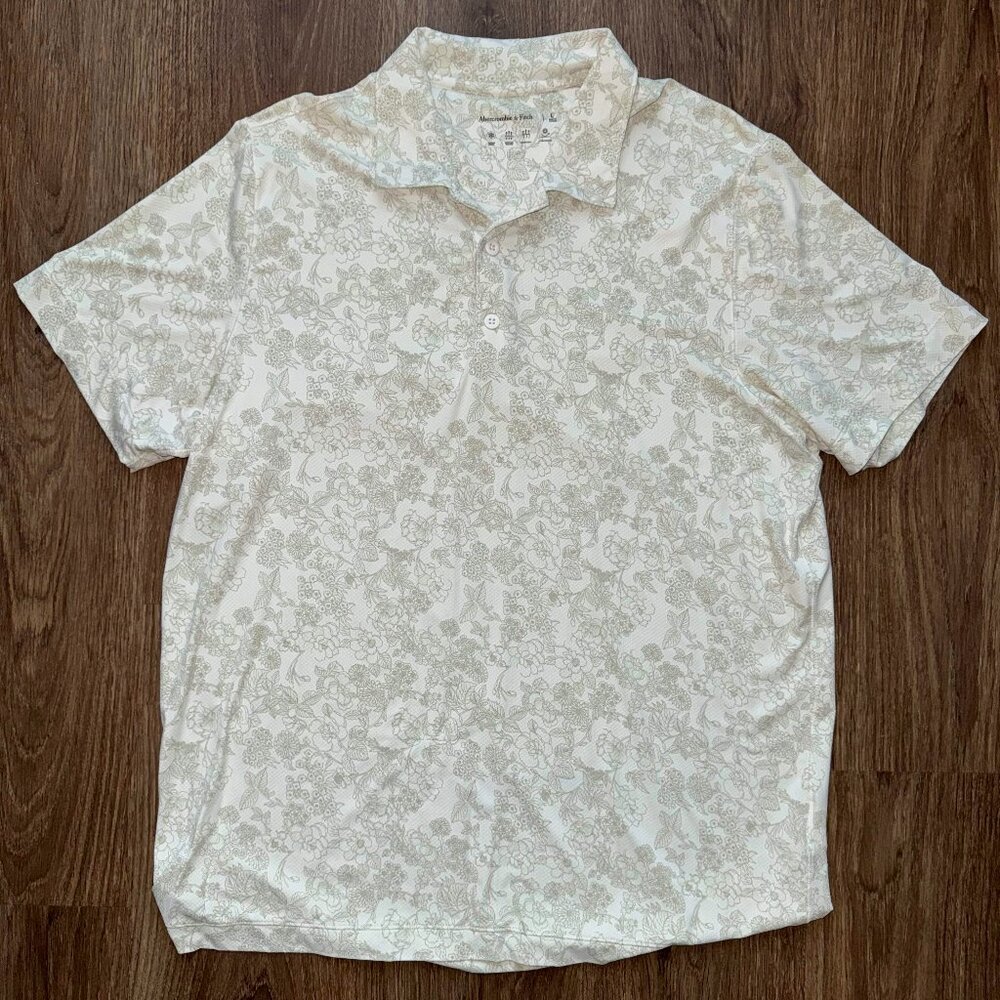 Abercrombie Airknit Hawaiian Golf Polo (Large)